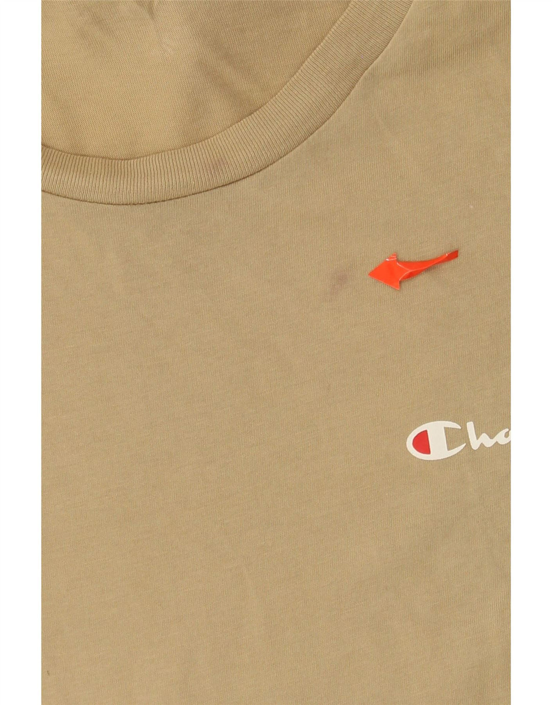 CHAMPION Dame T-Shirt Top UK 16 Large Beige