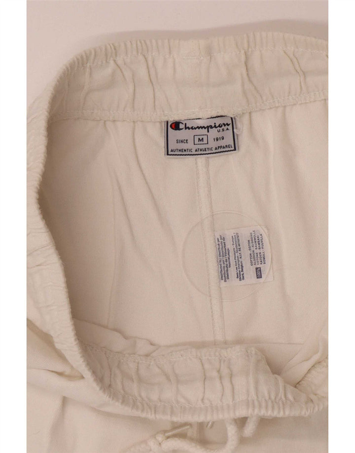 Champion Womens træningsdragt Bukser UK 12 Medium White Bomuld