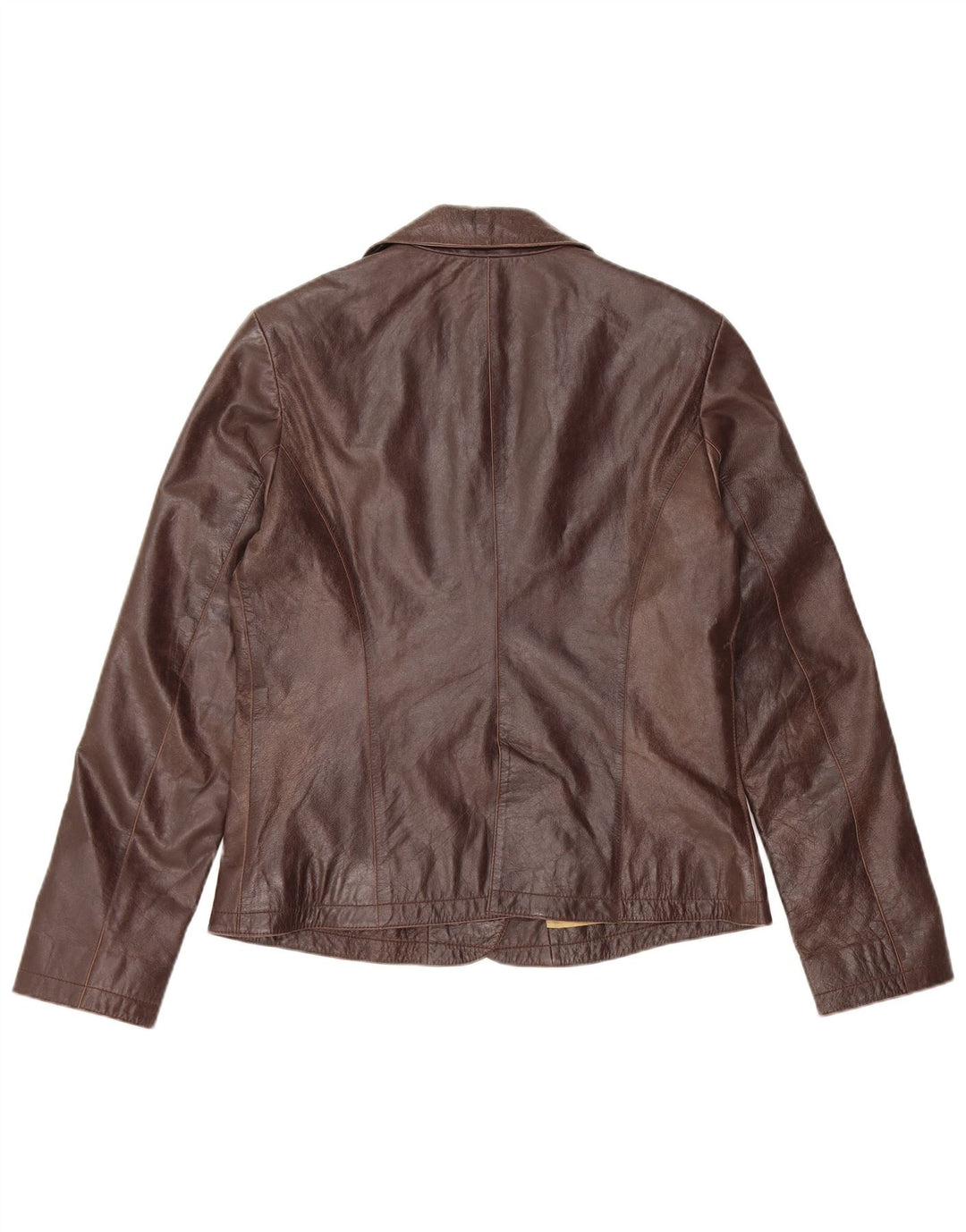 Massimo Rebecchi Dame 2 Knaps Blazer Jakke IT 46 Stor Brun