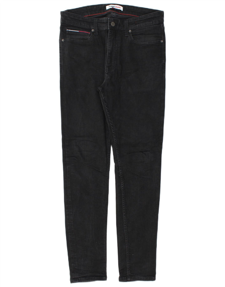 Tommy Hilfiger Herre Slim Jeans W32 L32 Sort Bomuld