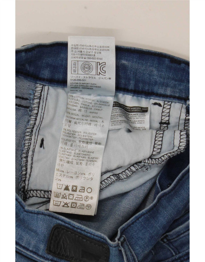 Levi's Dame Skinny Jeans W28 L30 Blå Bomuld