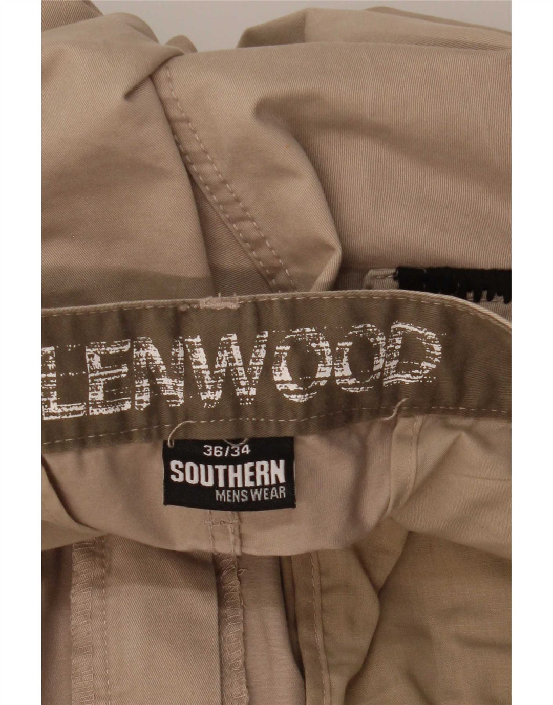 Southern Herre Straight Cargo Bukser W36 L29 Beige