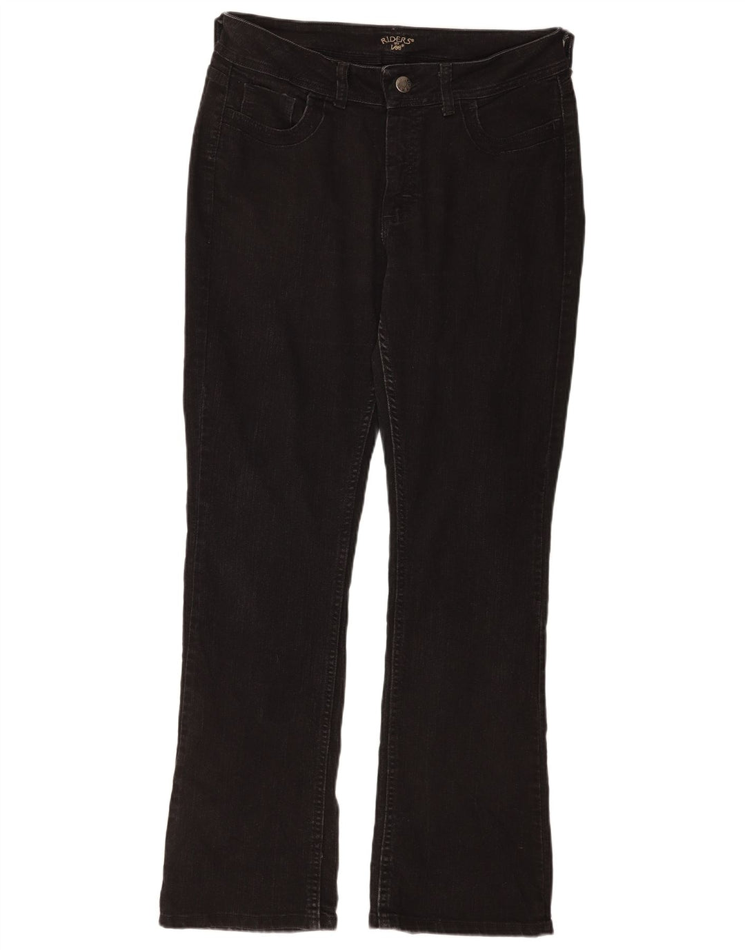 Lee Womens Riders Bootcut Jeans US 12 Large W32 L21 Black Bomuld