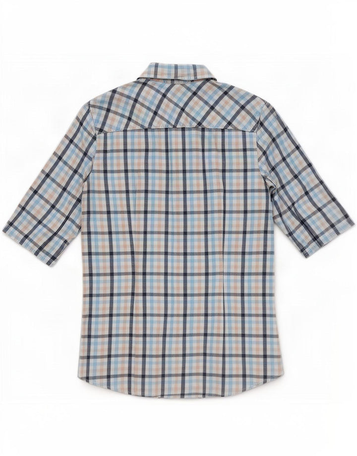 Tommy Hilfiger Kortærmet Dameskjorte US 8 Medium Multicolored Gingham