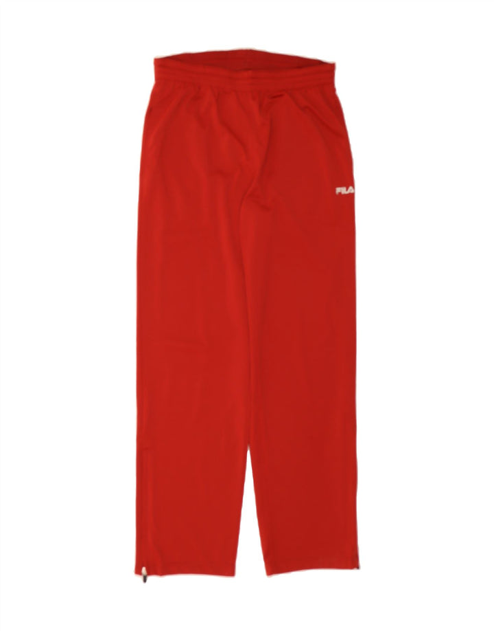 FILA Mens Tracksuit Trousers IT 46/48 Small  Red Polyester Vintage Fila and Second-Hand Fila from Messina Hembry 