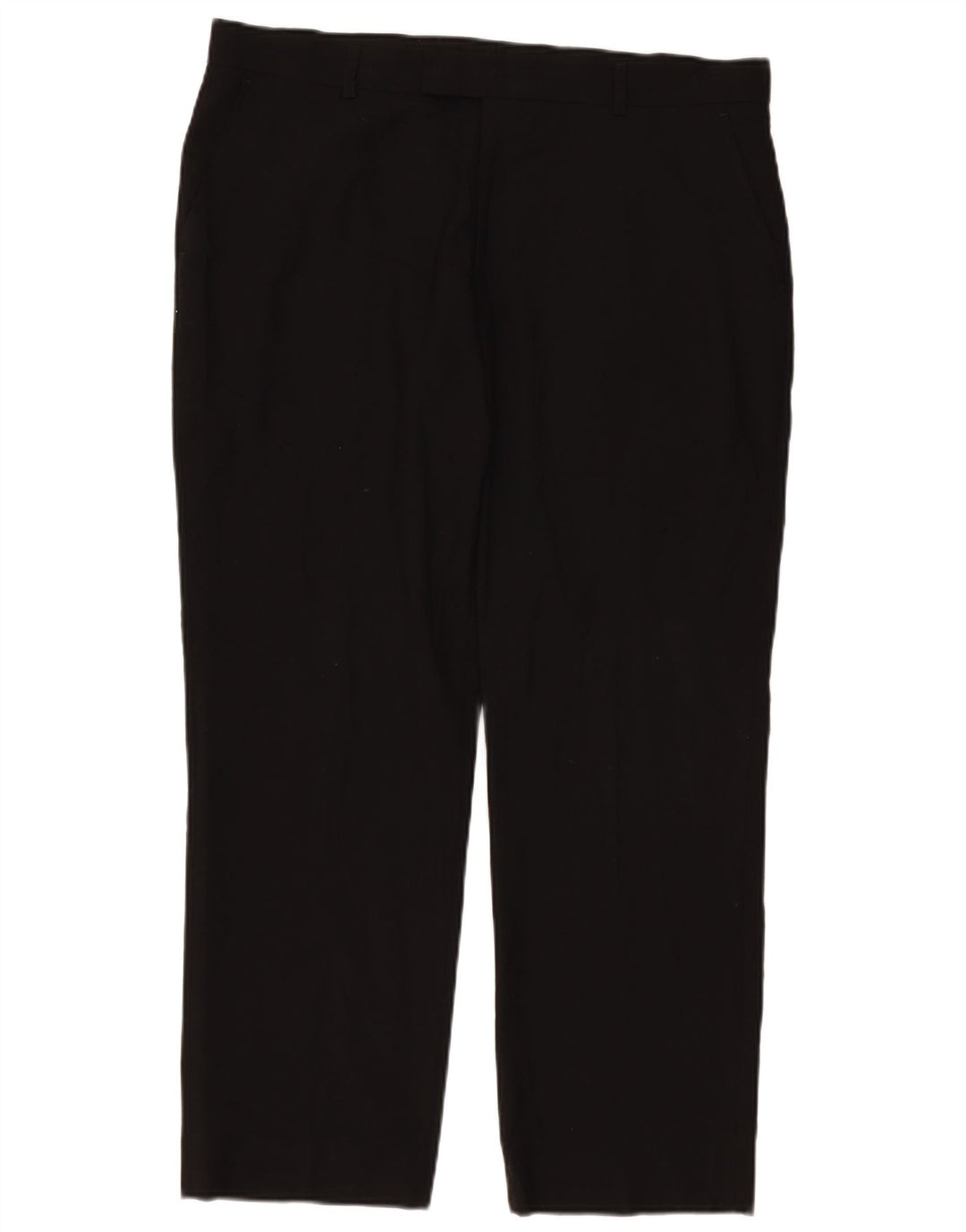 Marks & Spencer Herre Skræddersyede Fit Suit Bukser W38 L29 Sort Polyester