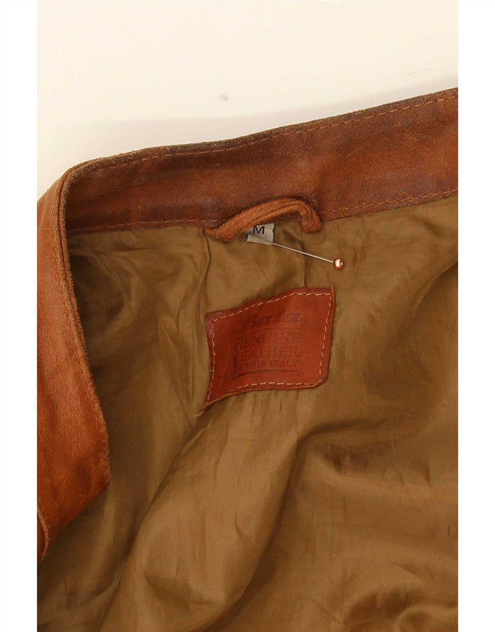 Bata Herre Læderjakke UK 38 Medium Brun