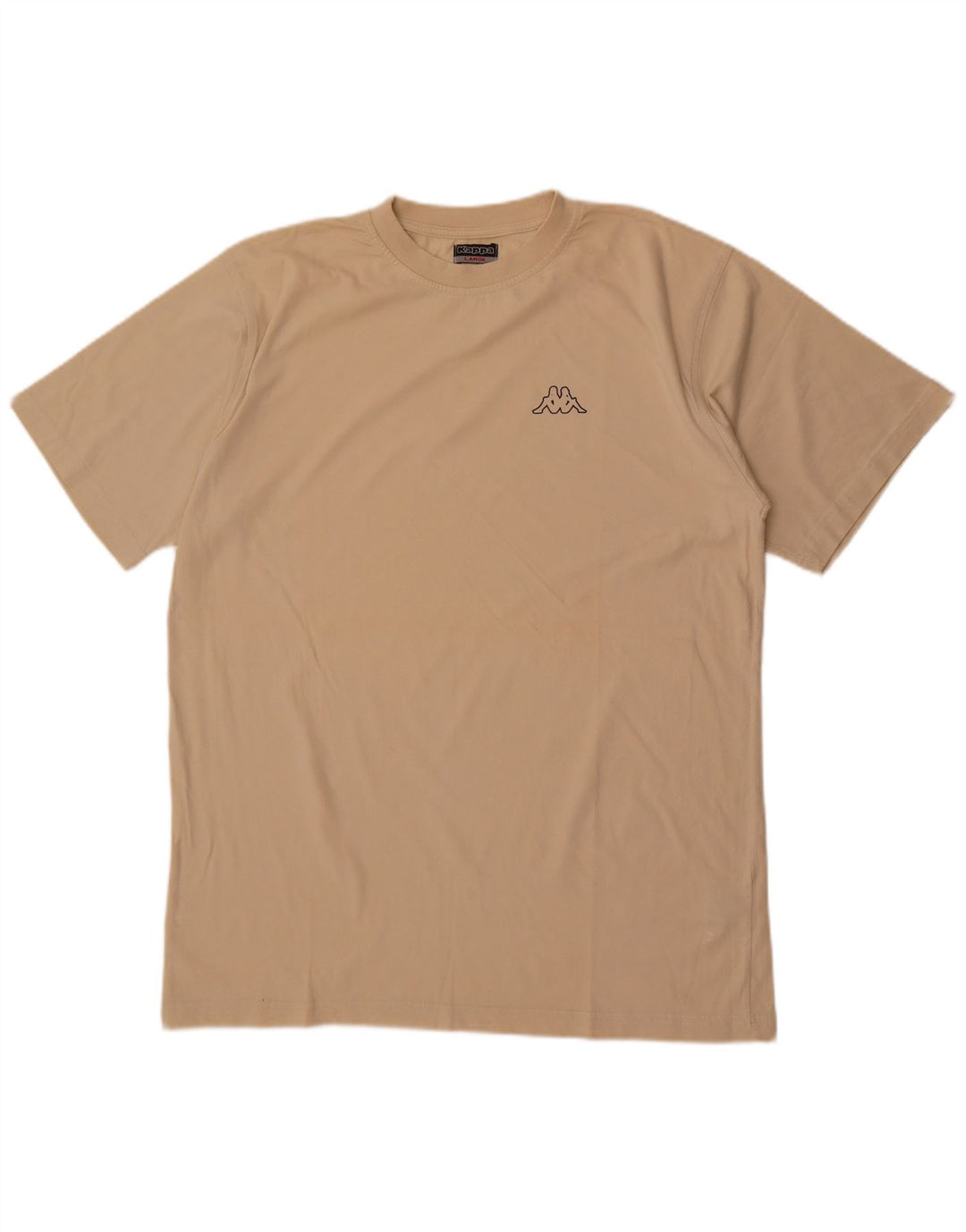 Kappa Herre T-Shirt Top Stor Beige Bomuld