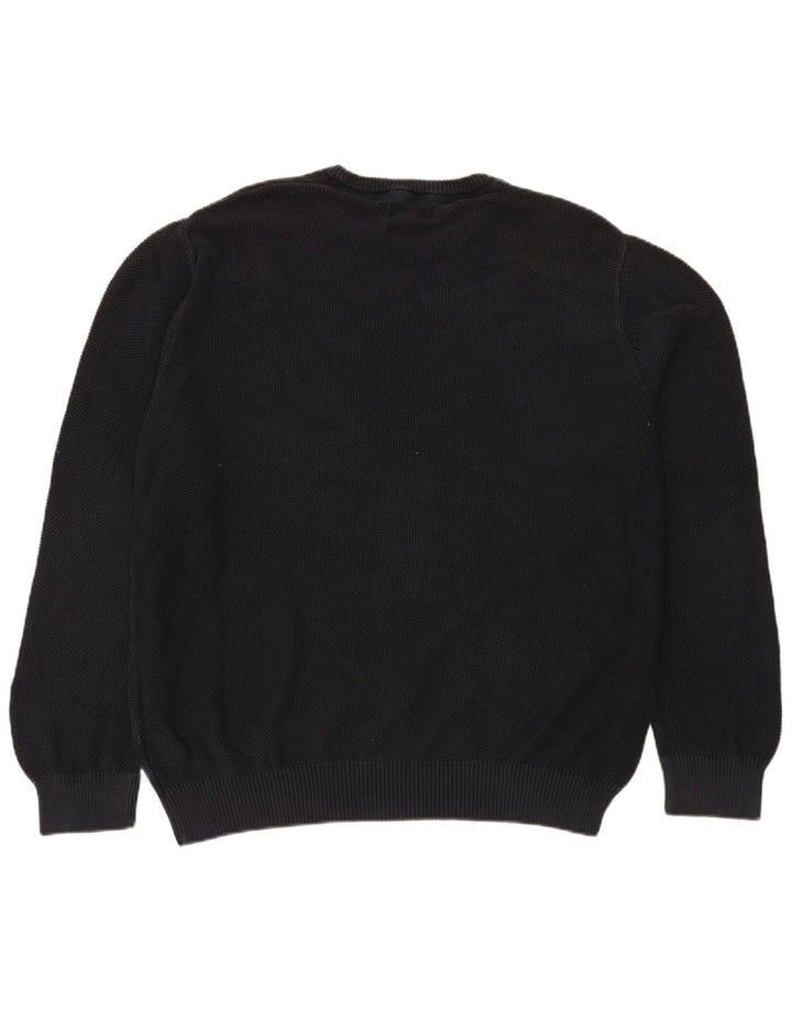 Marks & Spencer Herre Blue Harbor Crew Neck Jumper Sweater 2XL Navy Blue