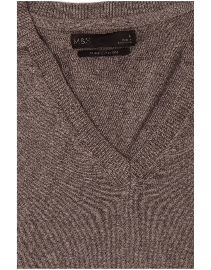 Marks & Spencer Herrevest Tank Top Stor Grå Bomuld