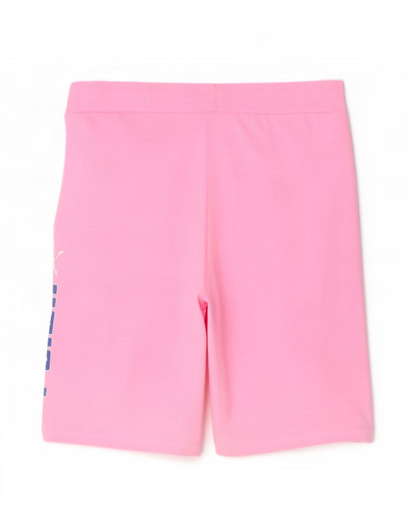 Puma piger grafiske sportsshorts 15-16 år Pink bomuld