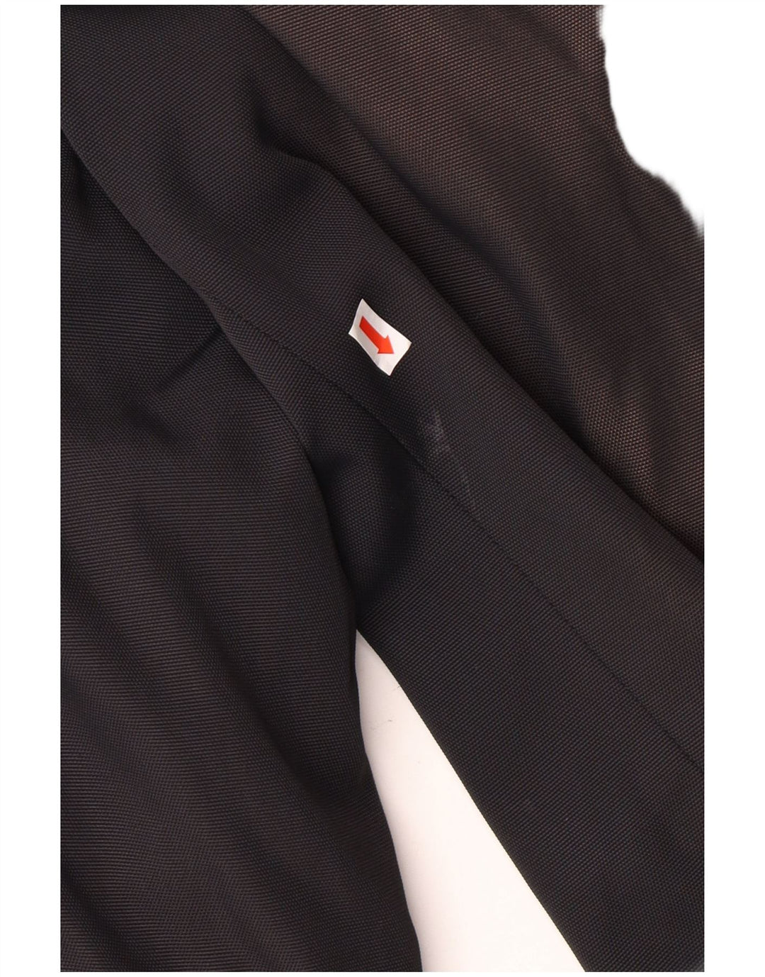 BURBERRY Overfrakke til mænd UK 40 Large Black Polyamid Classic