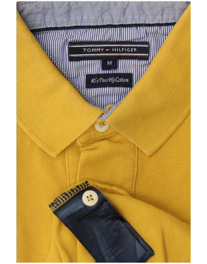 Tommy Hilfiger herre poloshirt Medium gul bomuld