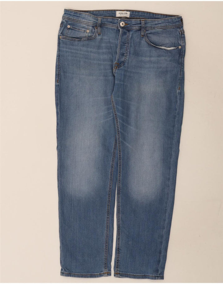 Jack & Jones Herre Slim Jeans W34 L30 Blå Bomuld