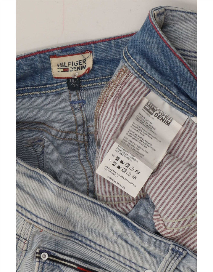 Tommy Hilfiger Dame Slim Jeans W30 L30 Blå Bomuld