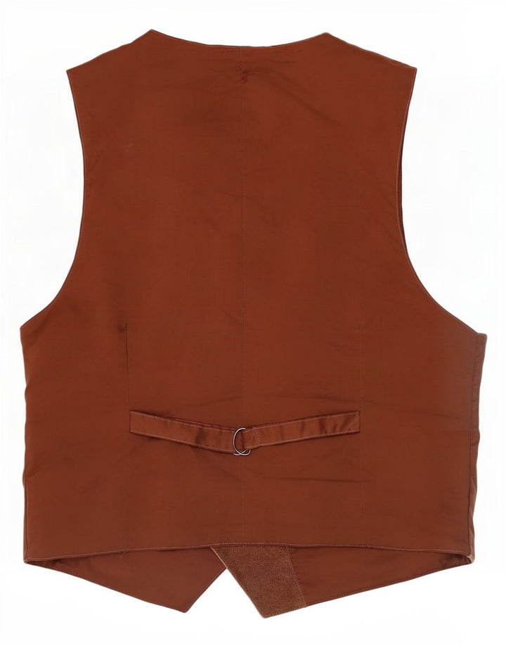 C&A herrevest XL brunt læder
