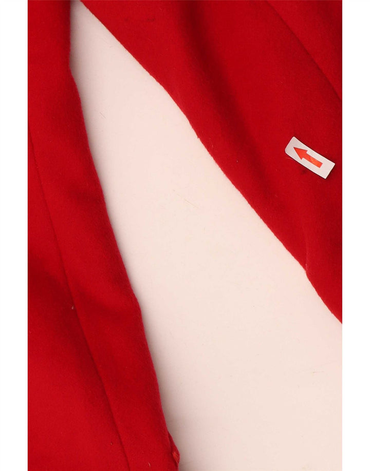 Coast Dame Dobbeltradet Frakke UK 12 Medium Rød Uld