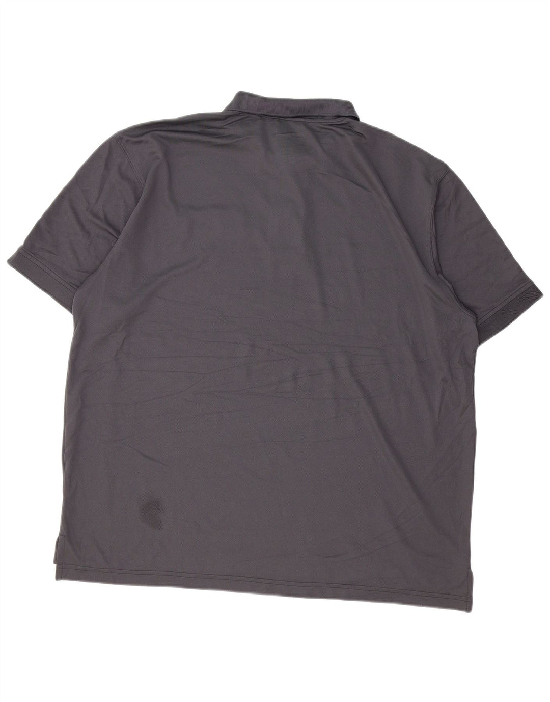 L.L.BEAN Mens Polo Shirt XL Grey Polyester