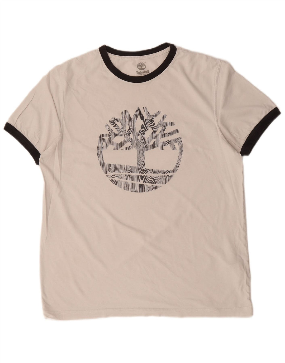 Timberland Herre Regular Fit grafisk T-shirt top lille hvid bomuld