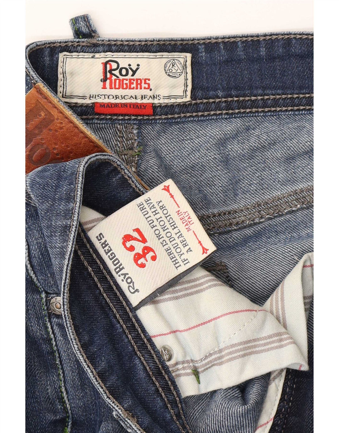 Roy Rogers Dame Slim Jeans W32 L28 Blå Bomuld