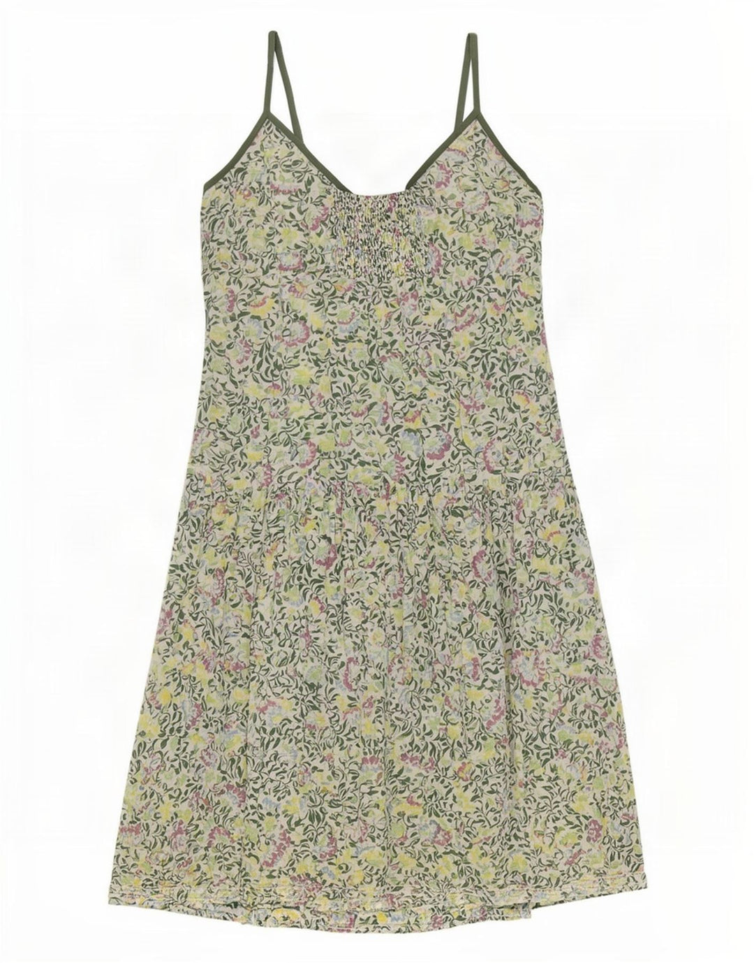 Fat Face Dame Sundress UK 8 Small Green Floral