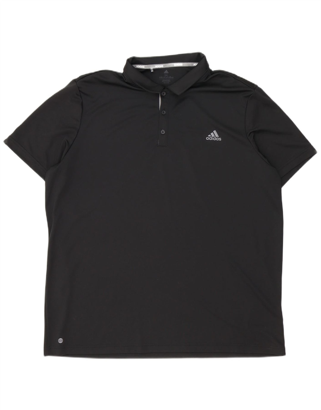 Adidas Aeroready Polo Shirt til mænd 2XL Sort Polyester