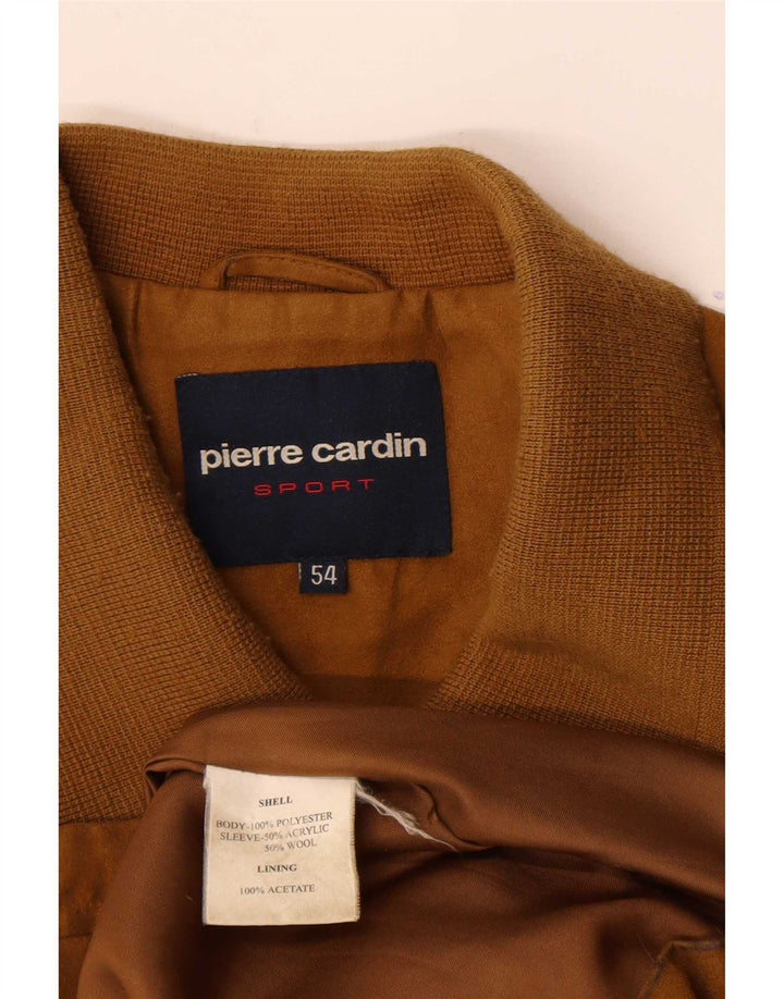 Pierre Cardin Bomberjakke til mænd IT 54 2XL Gul Polyester
