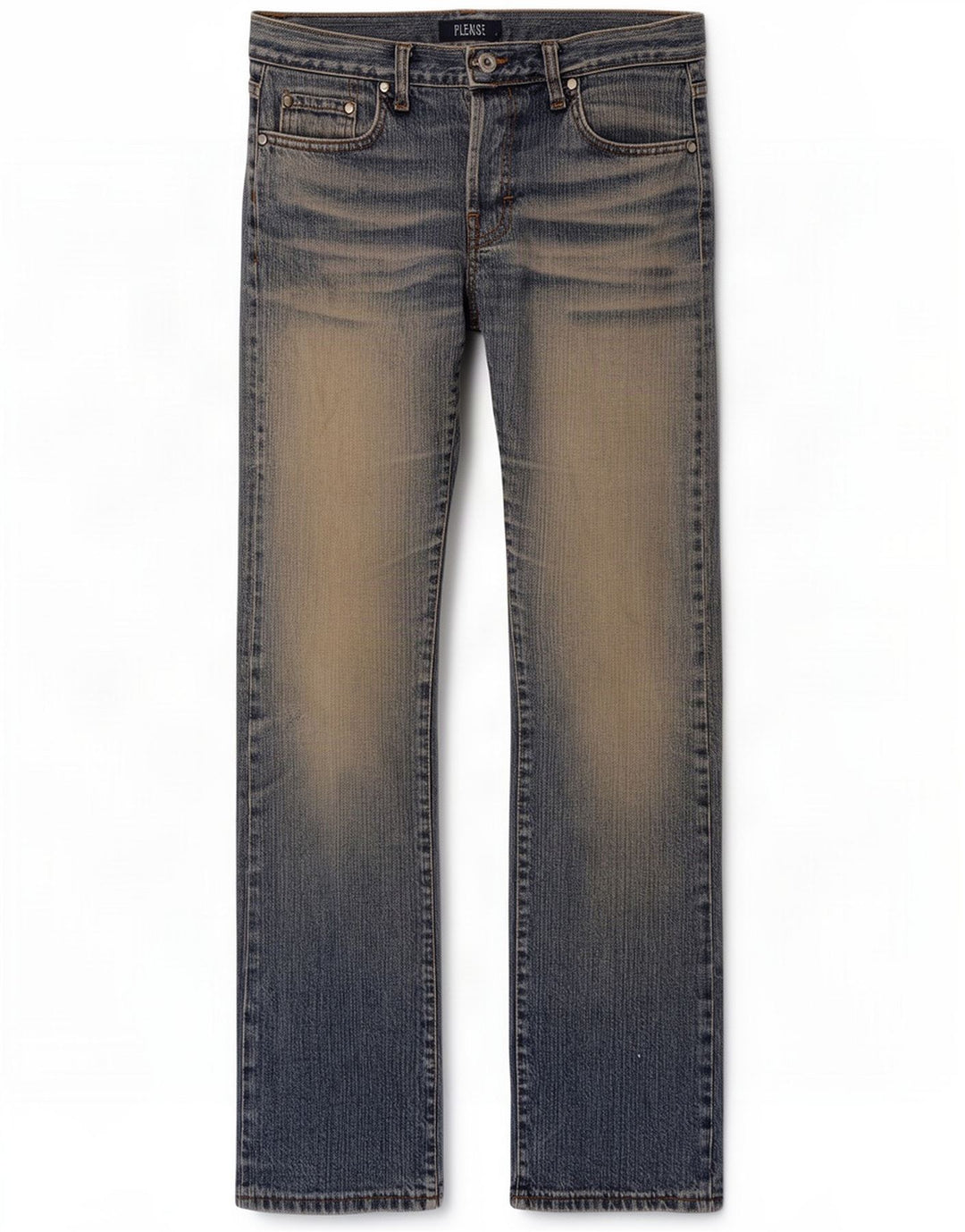 Please Dame lige jeans Medium W30 L31 Blå Bomuld