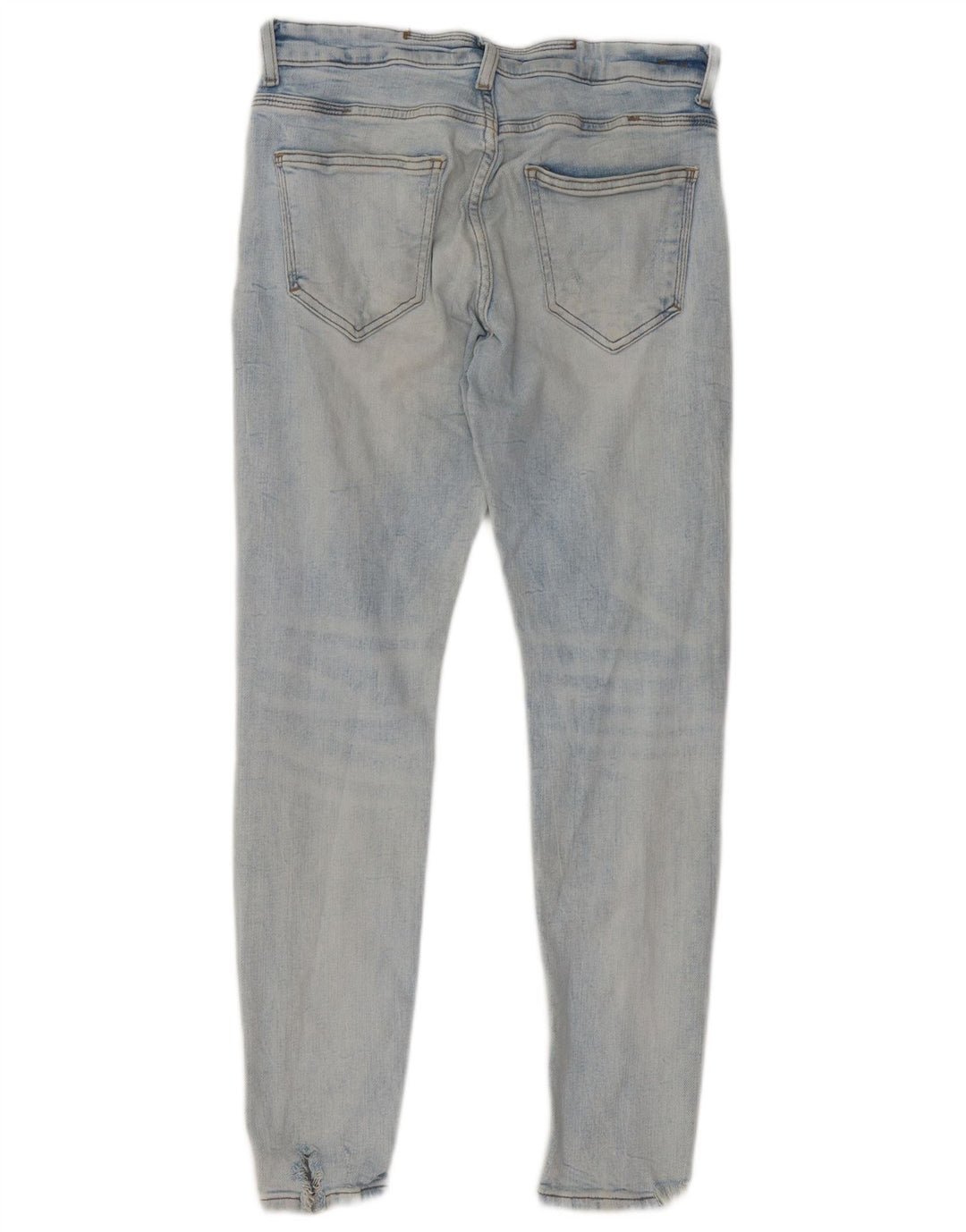 Zara Herre Distressed Skinny Jeans EU 40 Medium W31 L29 Blå