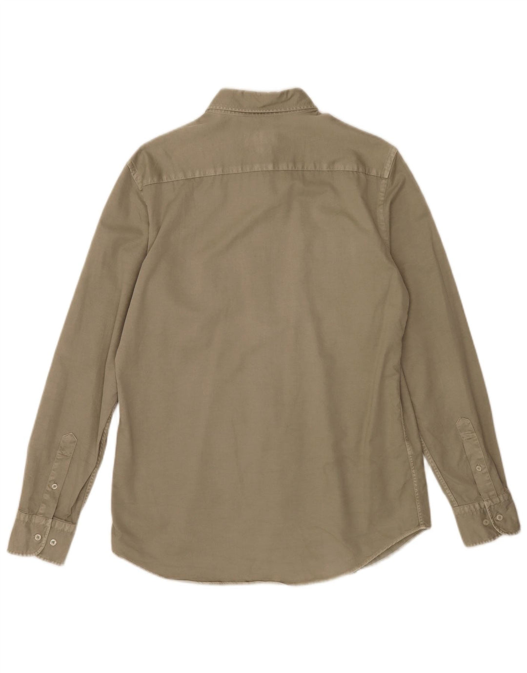 Massimo Dutti Herreskjorte Medium Khaki Bomuld