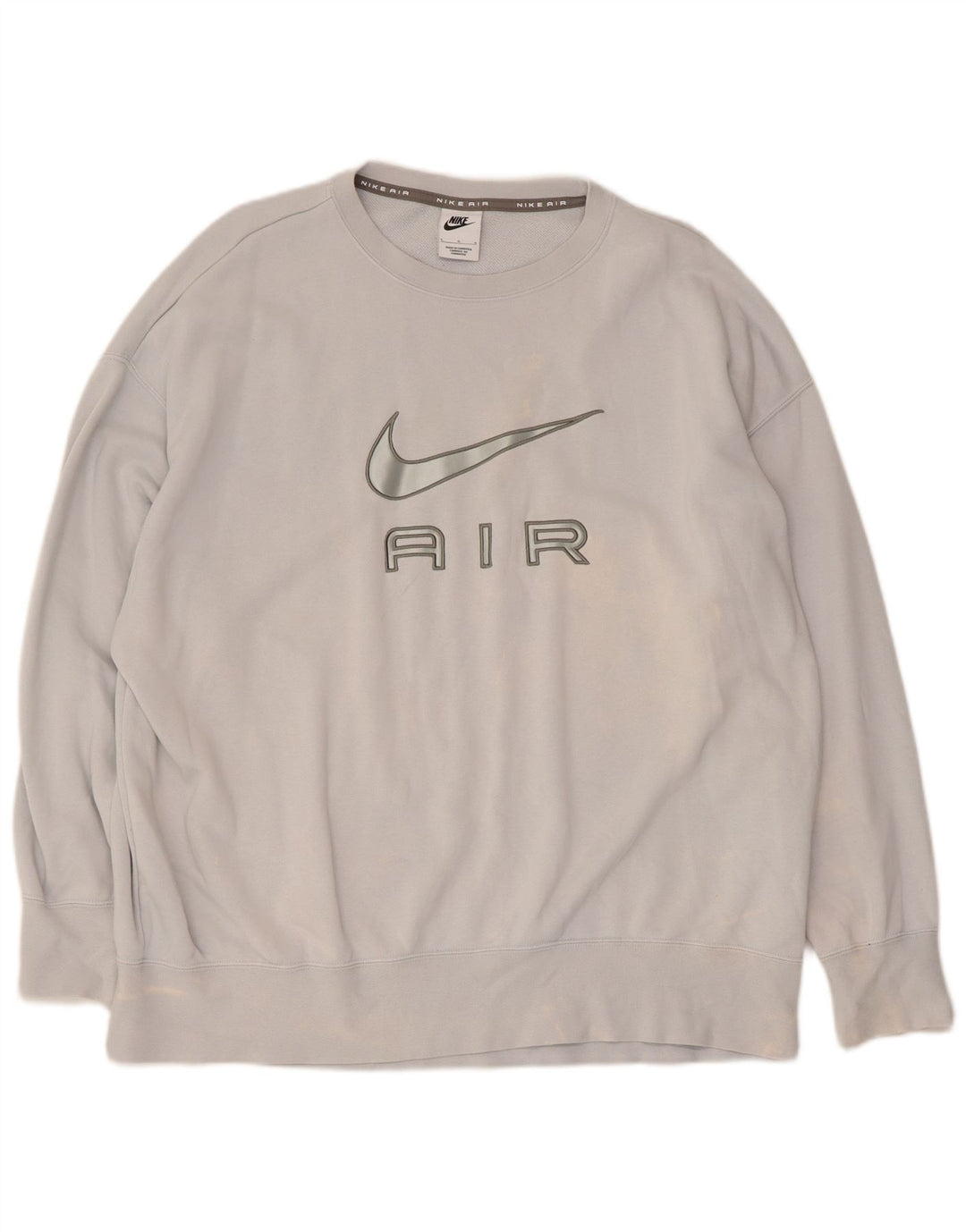 Nike grafisk sweatshirt til mænd, stor blå bomuld