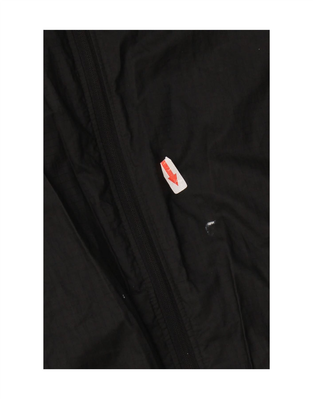 Nike Regnjakke med hætte til kvinder UK 14 Medium Sort Polyester