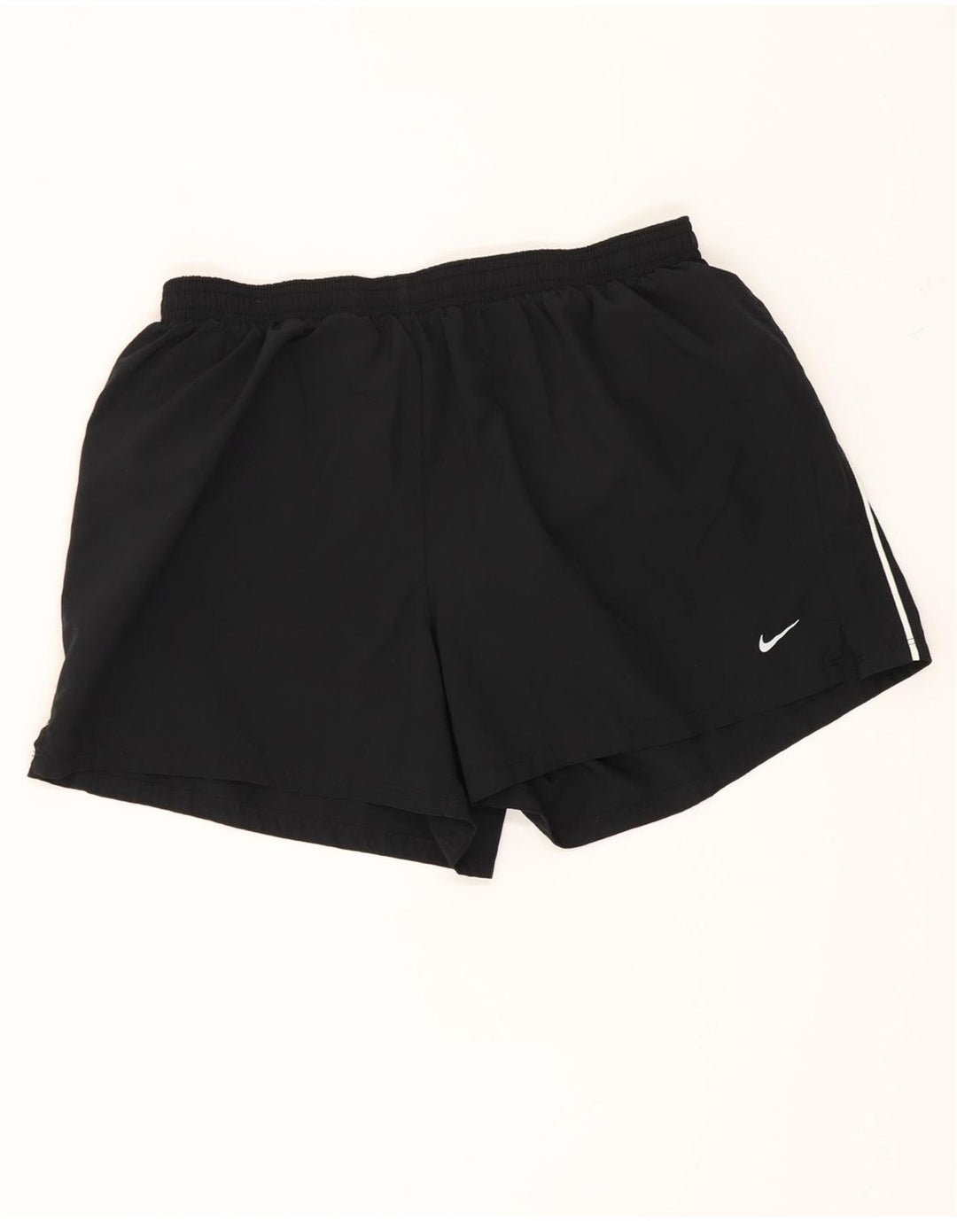 Nike Dame Dri Fit Sport Shorts UK 16 Large Black Polyester