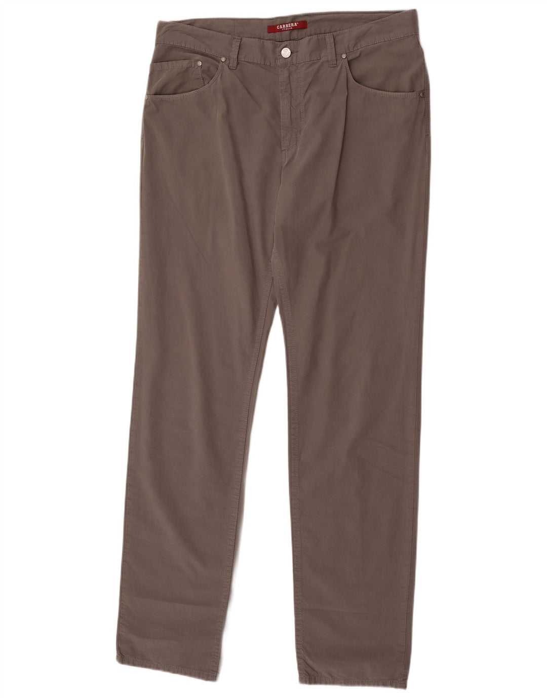 Carrera Herre Regular Fit Casual Bukser W36 L34 Grå Bomuld