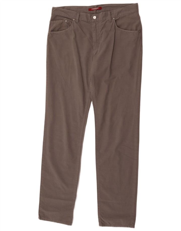 Carrera Herre Regular Fit Casual Bukser W36 L34 Grå Bomuld
