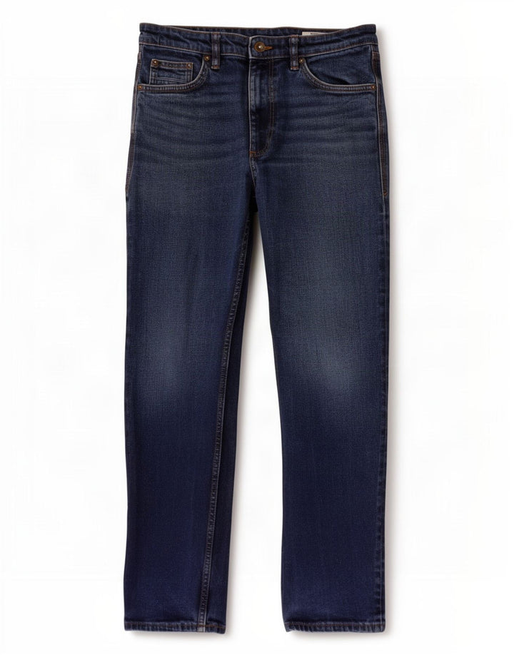 Marks & Spencer Straight Jeans til mænd W32 L29 blå bomuld