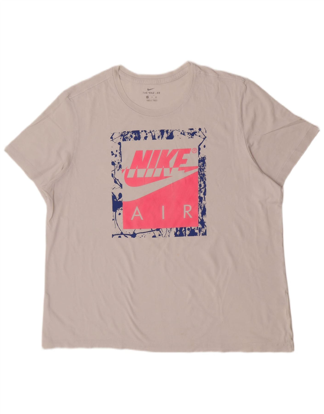 Nike grafisk T-shirt top til mænd 2XL hvid bomuld