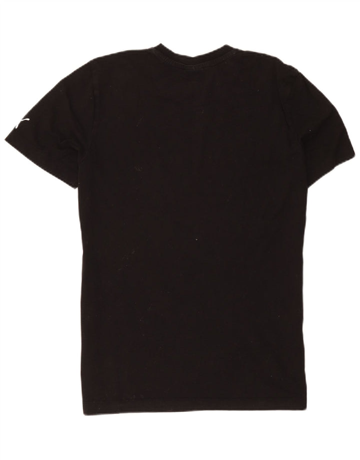 Puma Herre grafisk T-shirt Top Medium Sort Colourblock