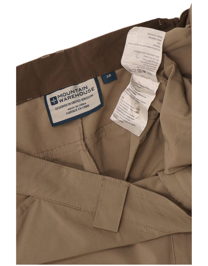 Mountain Warehouse Herre Cargo Shorts W38 XL Beige Polyester