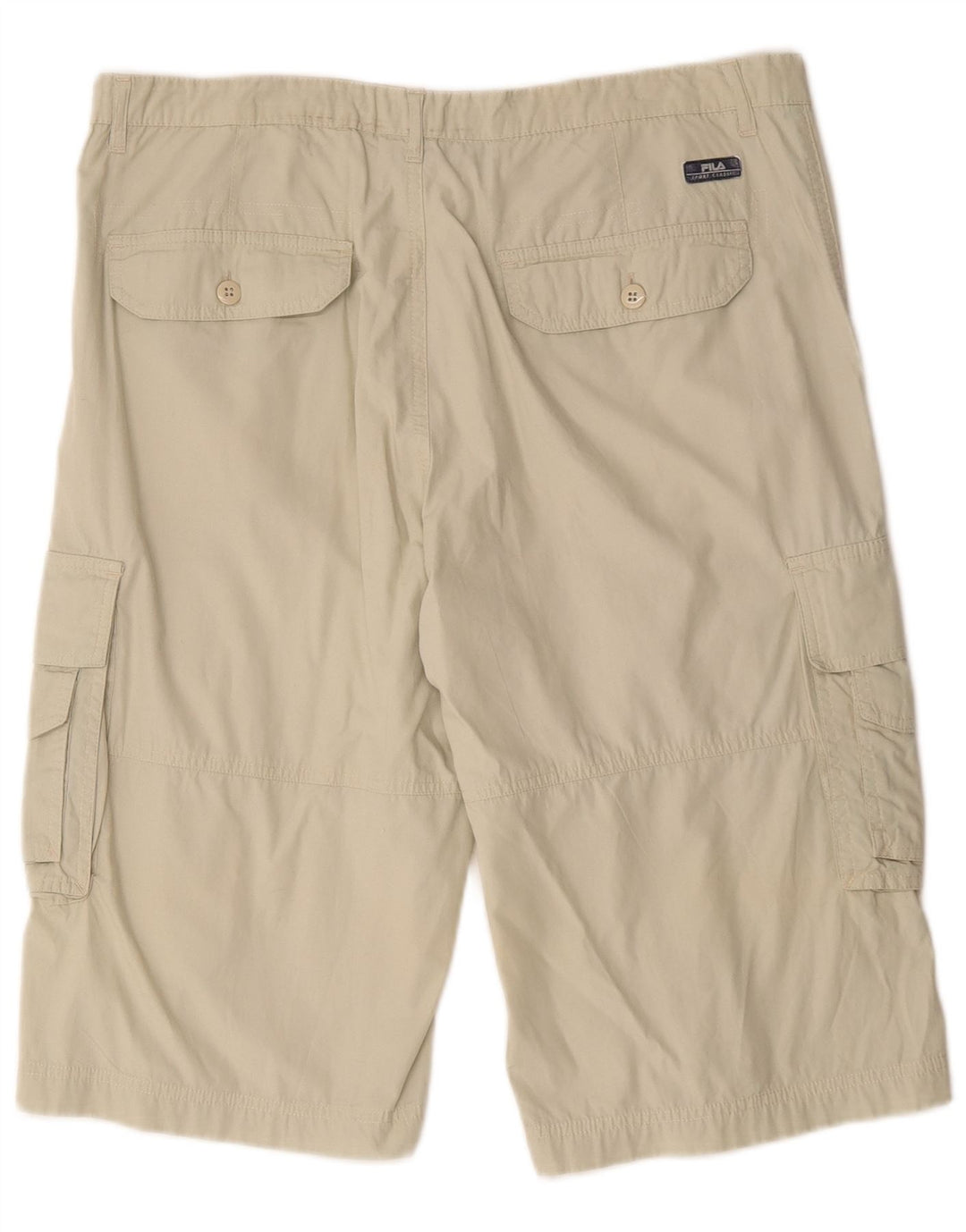 FILA Herre Cargo Shorts W36 Stor Beige Bomuld