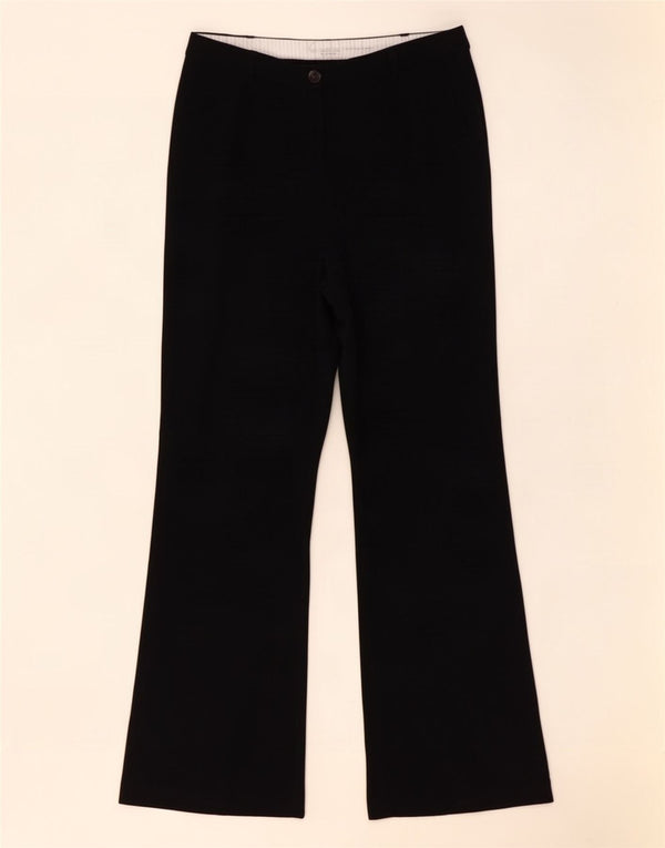 Marks & Spencer Dame Bootcut Casual Bukser UK 14 Large W34 L29 Black