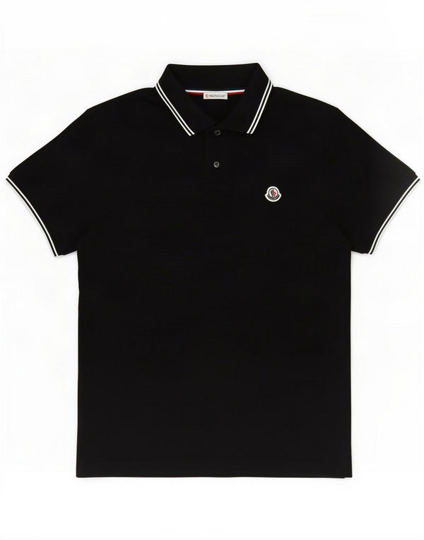 Moncler Poloshirt til mænd Medium Sort Bomuld