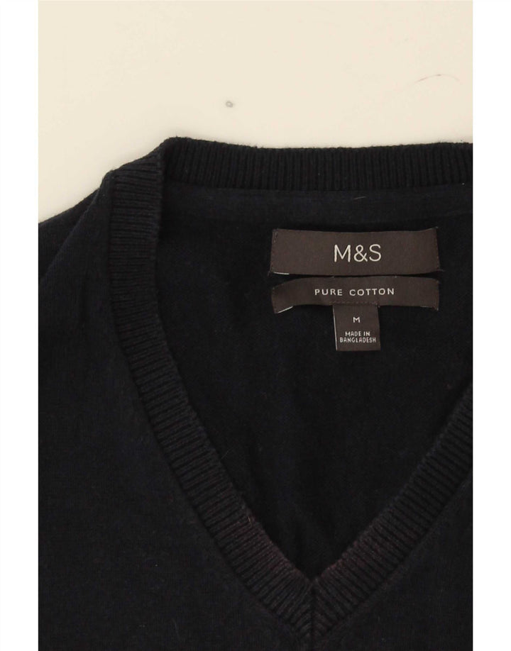 Marks & Spencer Herrevest Tank Top Medium Navyblå Bomuld