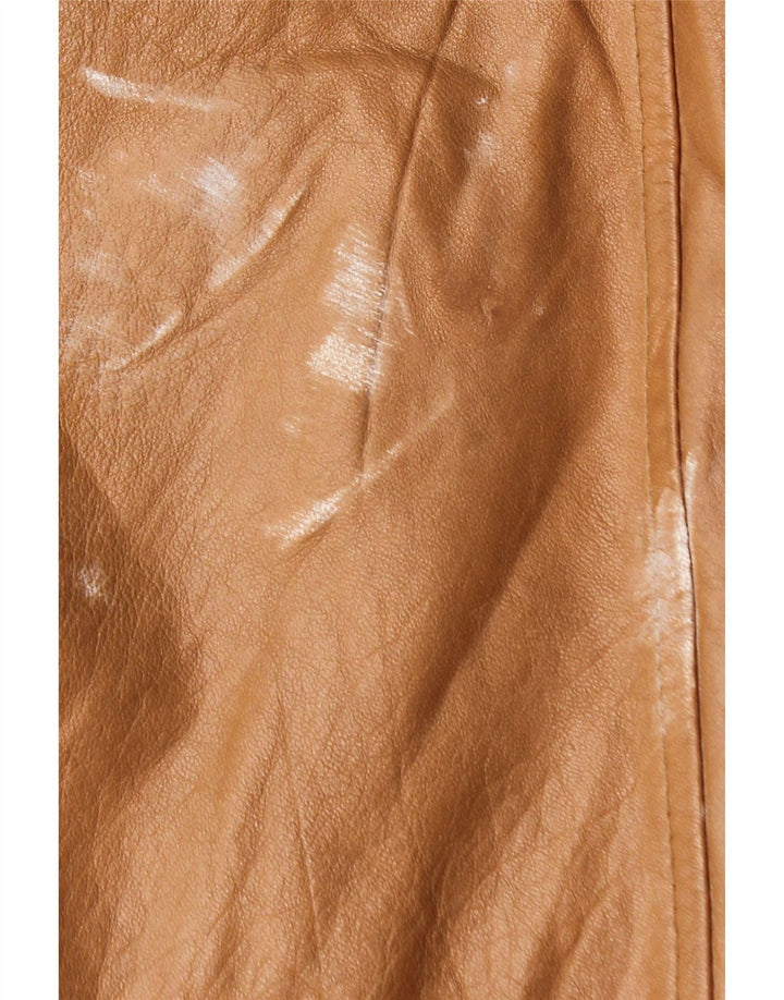 Vintage Læderfrakke til mænd IT 50 Stor brunt læder