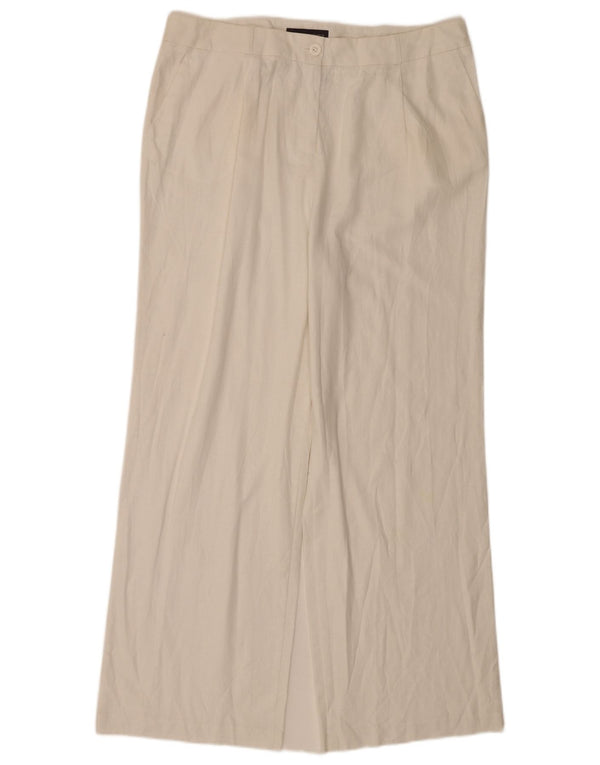 Marks & Spencer Chinobukser med brede ben til kvinder UK 16 Large W35 L31 White
