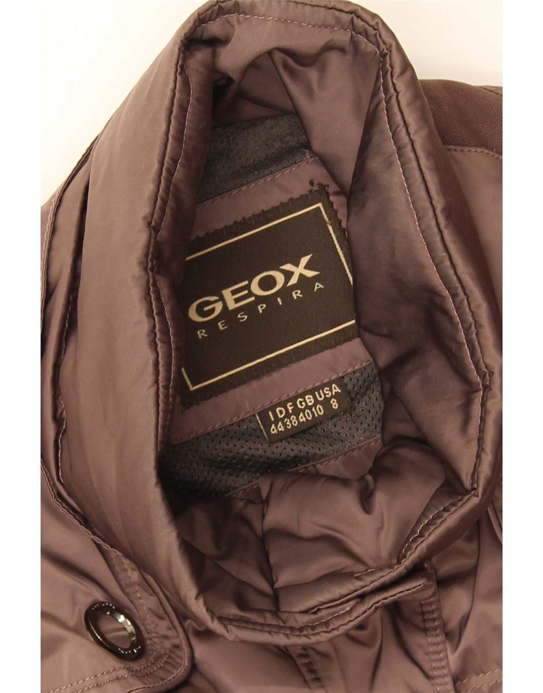 Geox Dame Respira Polstret Jakke UK 10 Lille Brun