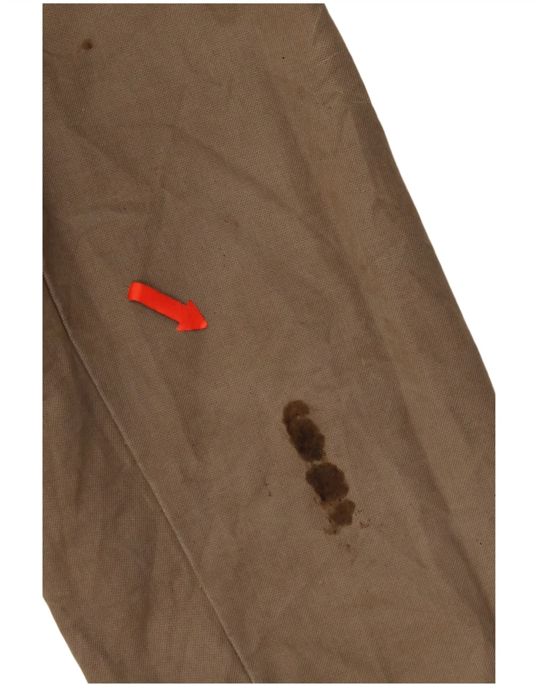 Massimo Dutti Dame Hooded Parka Jacket UK 14 Medium Khaki Cotton