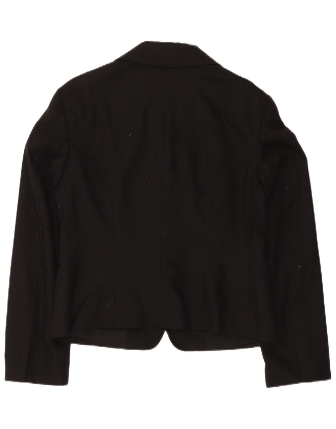 STRENESSE Womens 5 Button Blazer Jacket UK 14 Large Black Wool