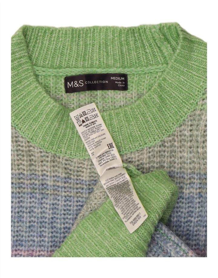 Marks & Spencer Dame sweater med rund hals DK 14 Medium Flerfarvet