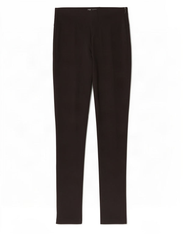 Zara Dame Slim Casual Bukser Large W30 L34 Sort Polyester